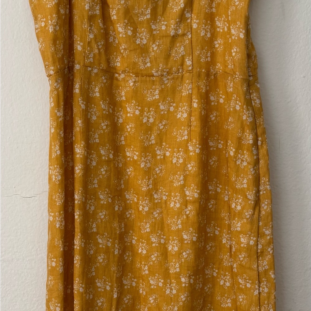 Floral Yellow Dress